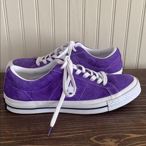 Converse One Star Court Purple Shoes